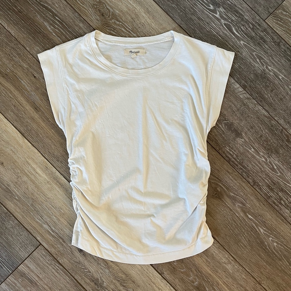 Madewell Side-Cinch Muscle Tee - Picture 5 of 14